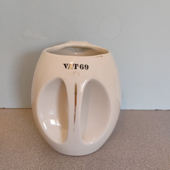 Vat 69 Scotch Small White Pitcher Modern - Picture 4 of 5